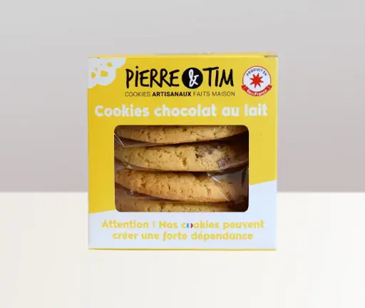6 X Boîte de 5 cookies chocolat au lait