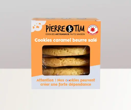 6 X Boîte de 5 cookies caramel beurre salé